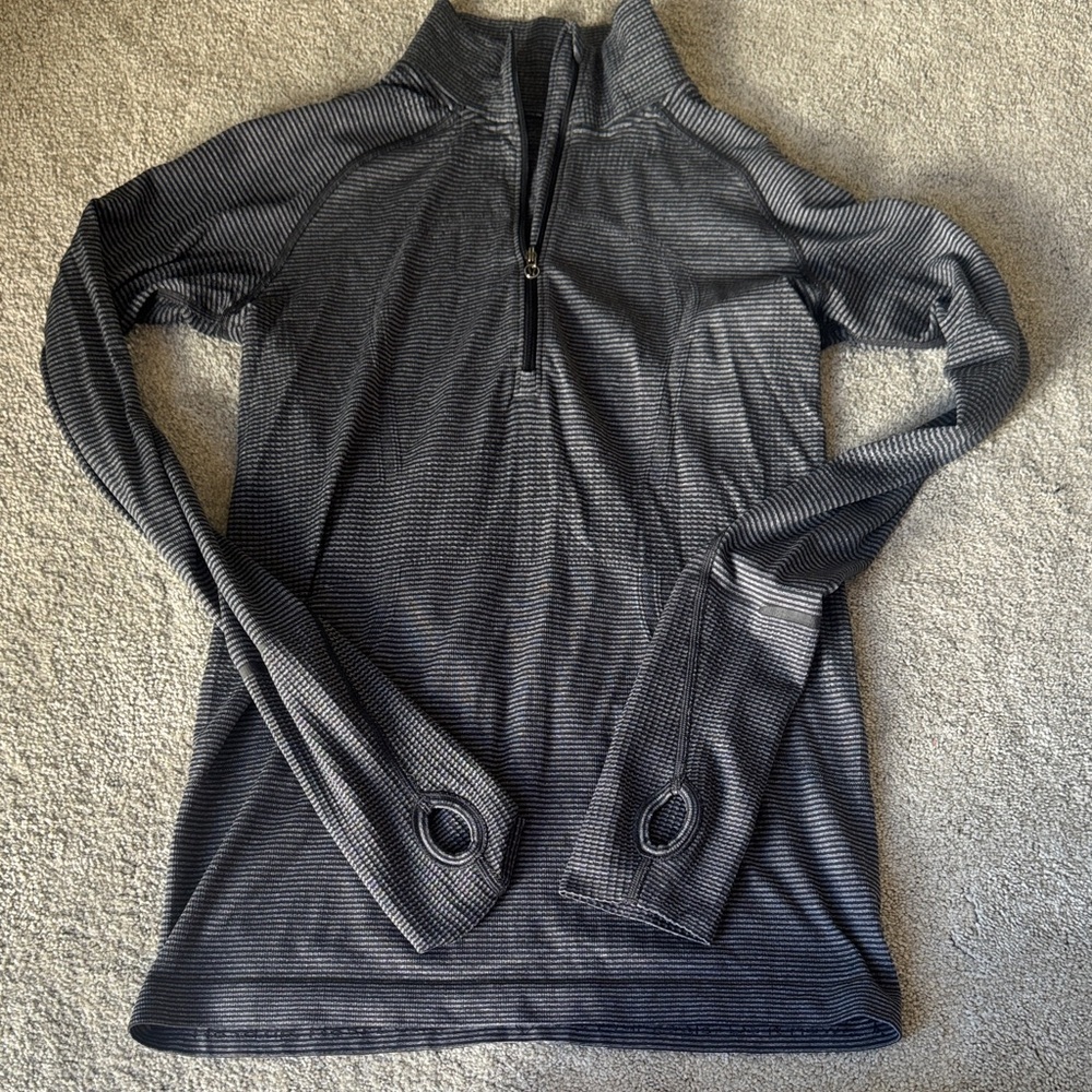 Lululemon Gray Quarter-Zip Pullover